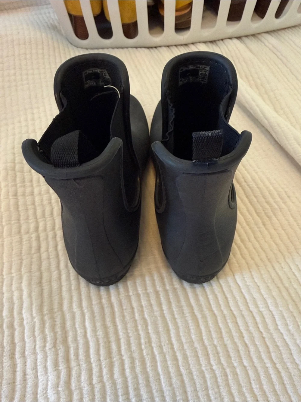 Black Chelsea Rain Boots